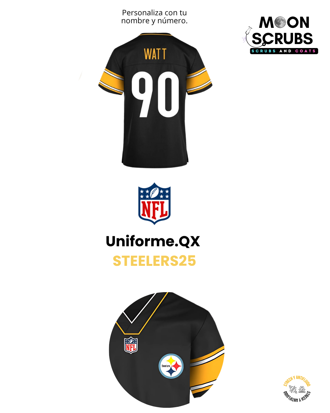 Uniforme QX Steelers