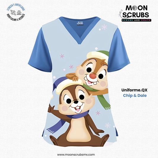 Uniforme Navideño Chip & Dale