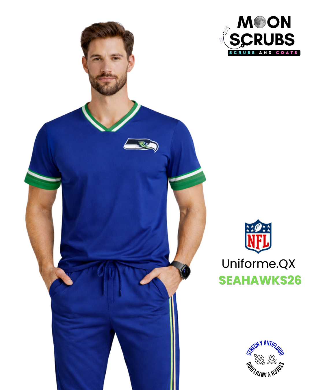 Uniforme Quirurgico Seahawks