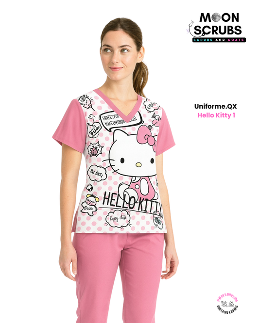 Uniforme Qx Hello Kitty 1