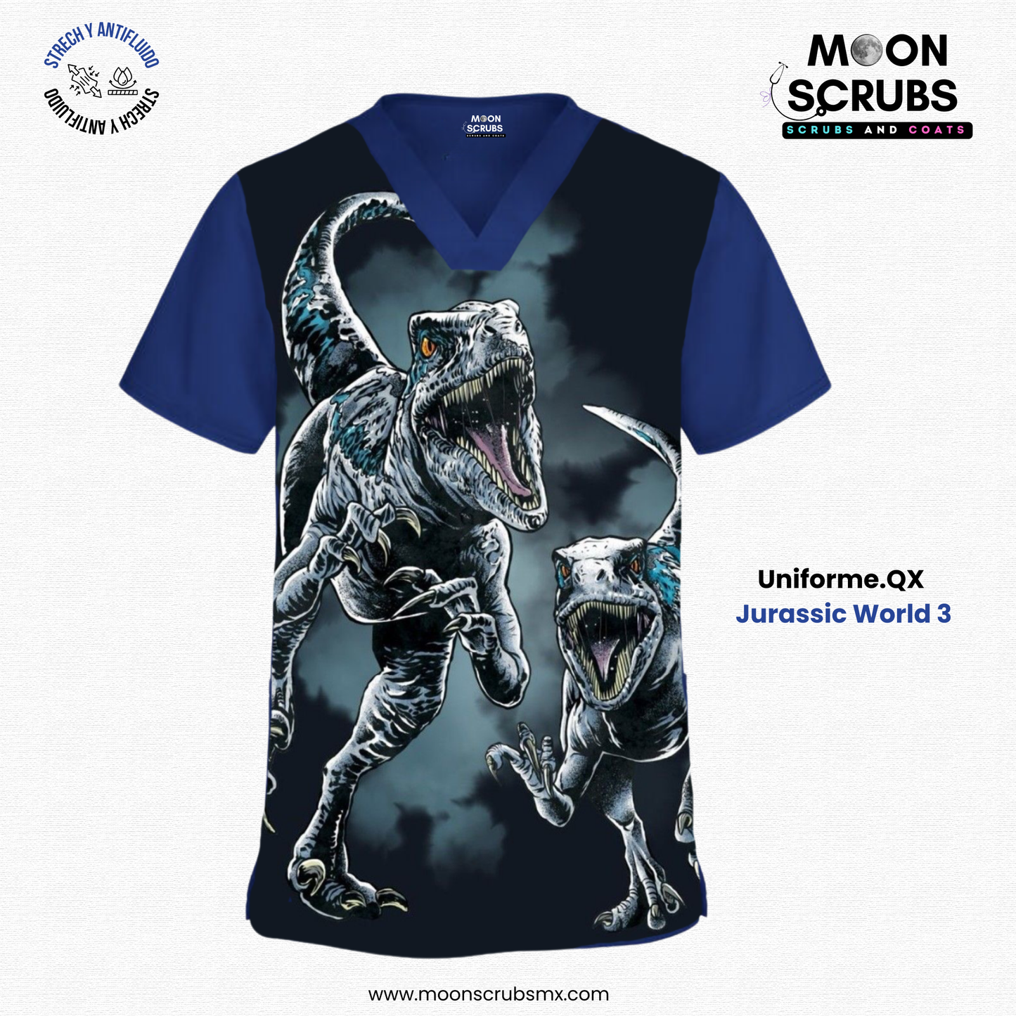 Uniformes Quirurgico Jurassic World 3